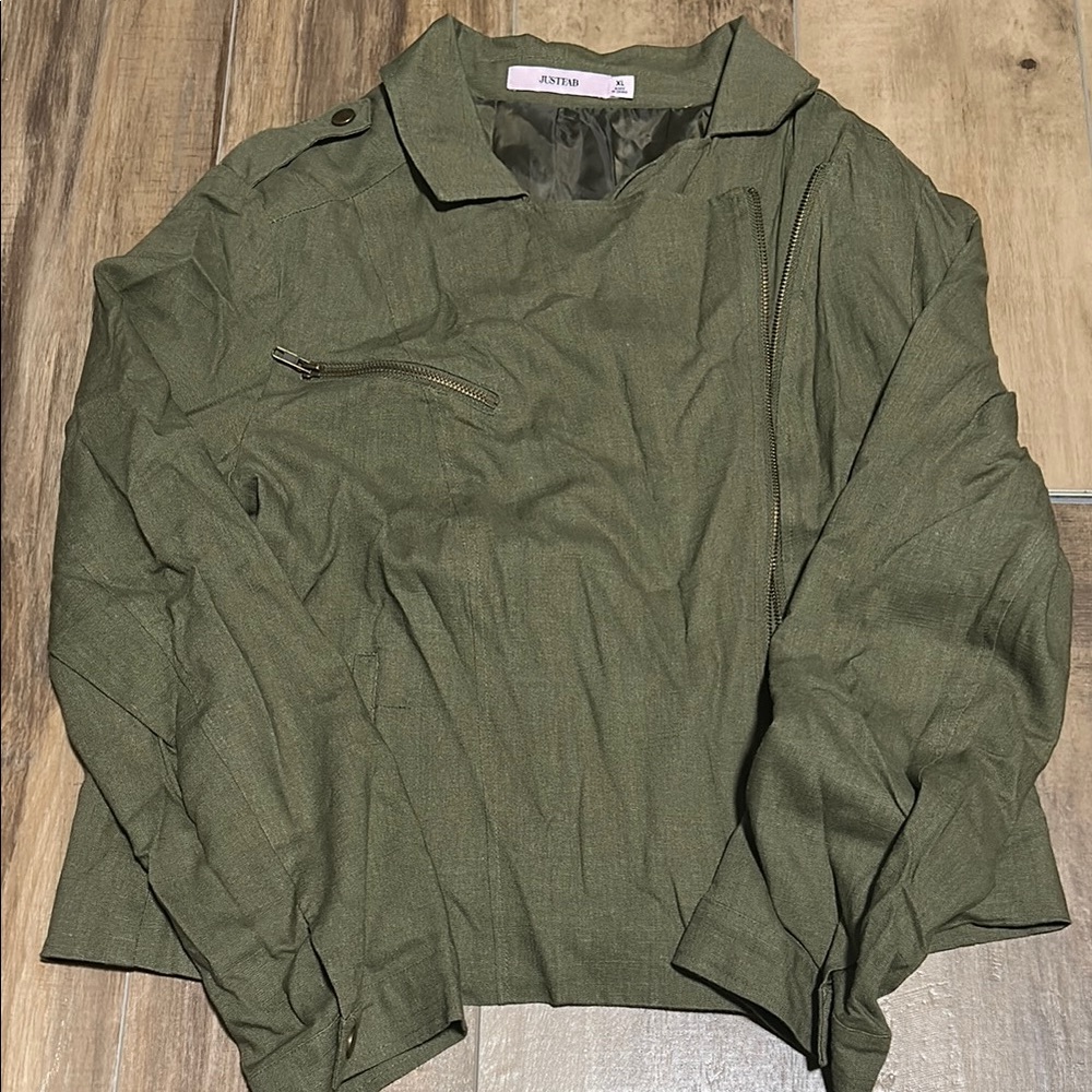 JustFab Olive Green Jacket